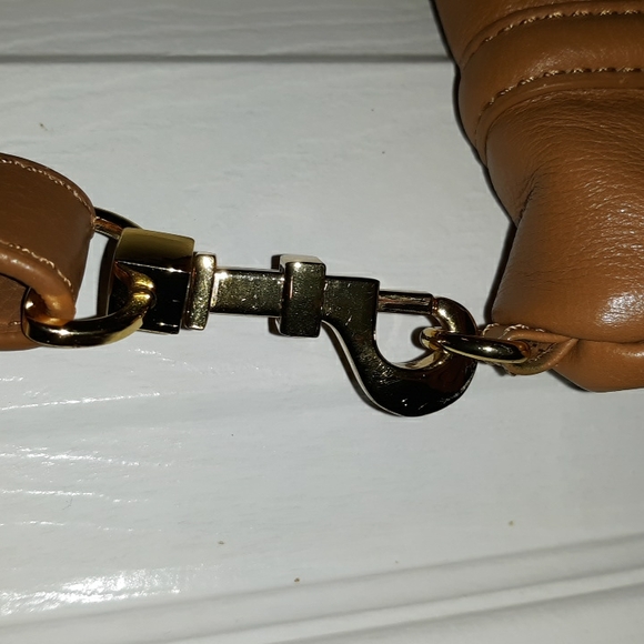 Tory Burch "Amanda" Fold Over Leather Crossbody Bag - Picture 6 of 17